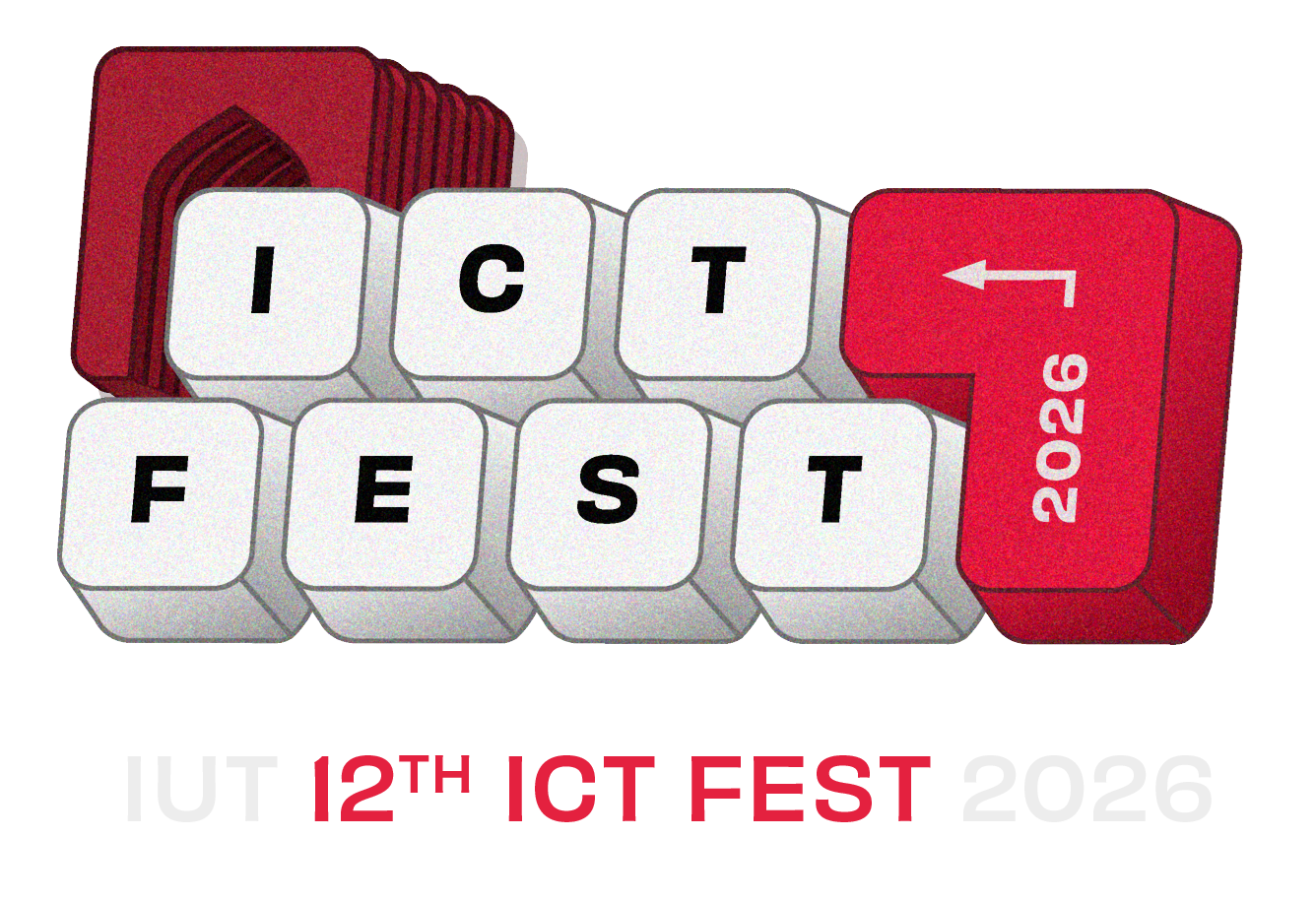 IUT 12th ICT Fest logo